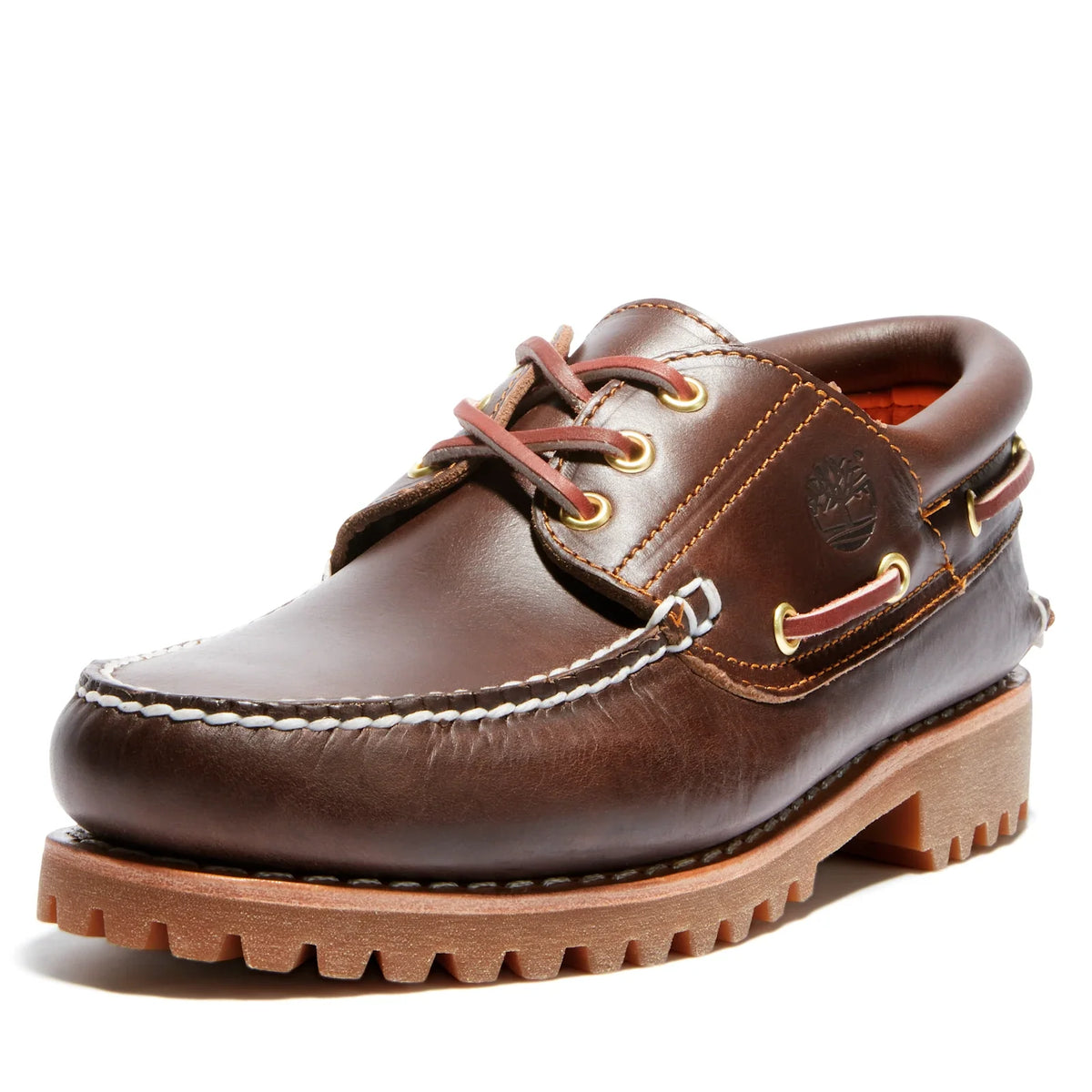 Men's Three-Eye Handsewn Lug Boat Shoe