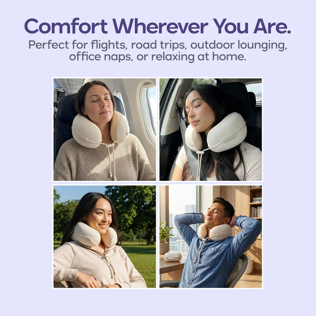 Travel Neck Pillow - Cream
