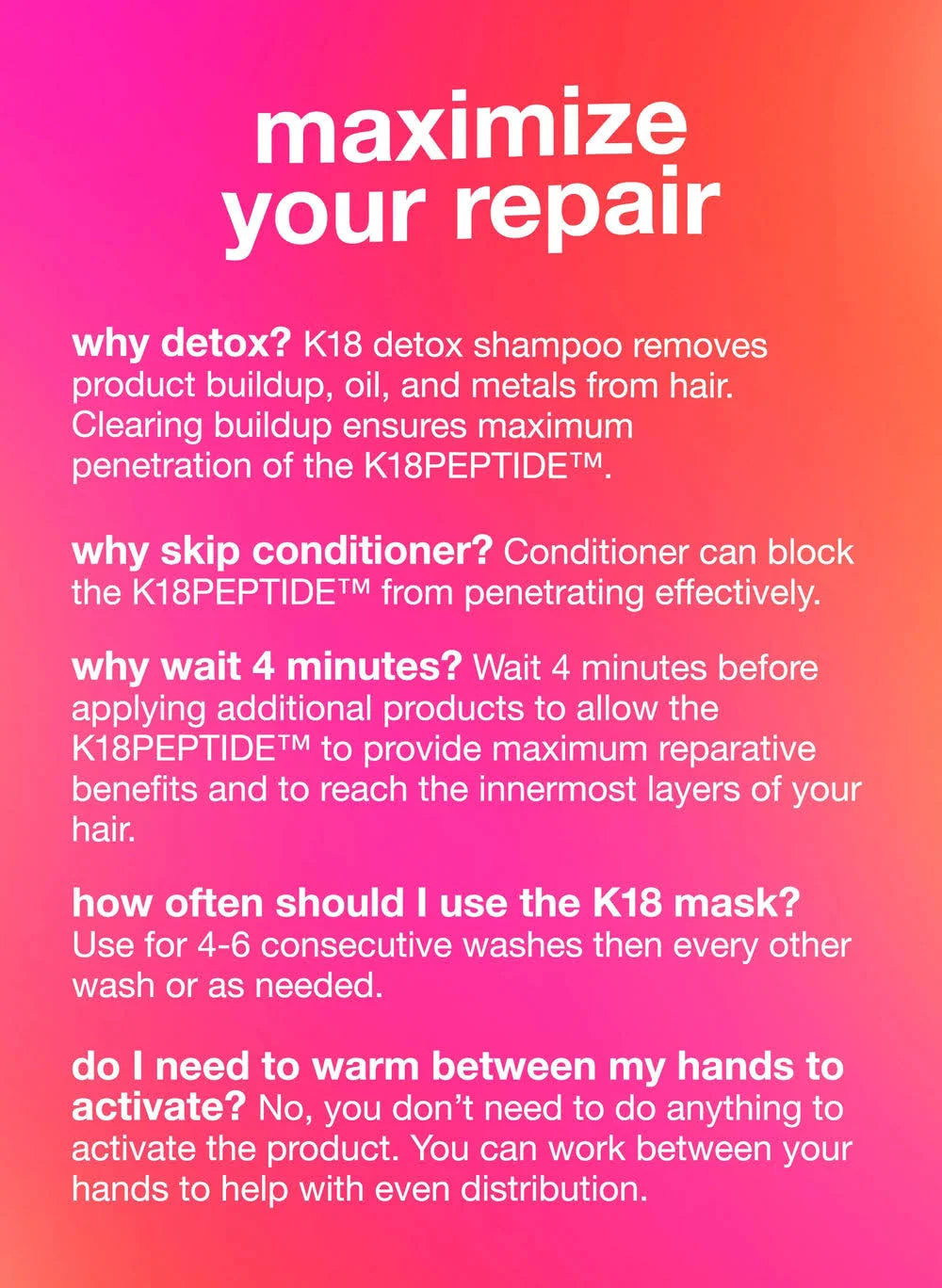 Leave-In Repair Hair Mask - 50 mL