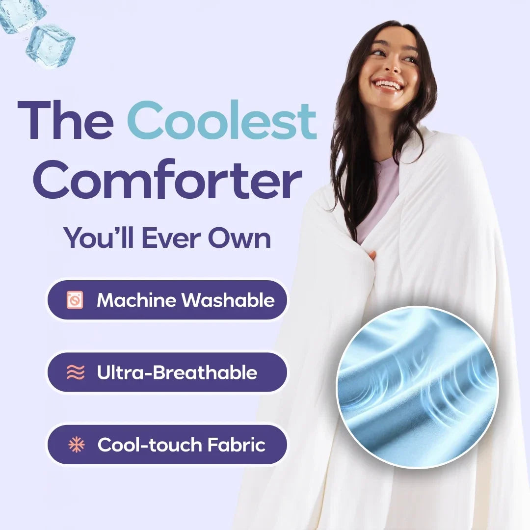 Cooling Comforter and 2 Pillow Set