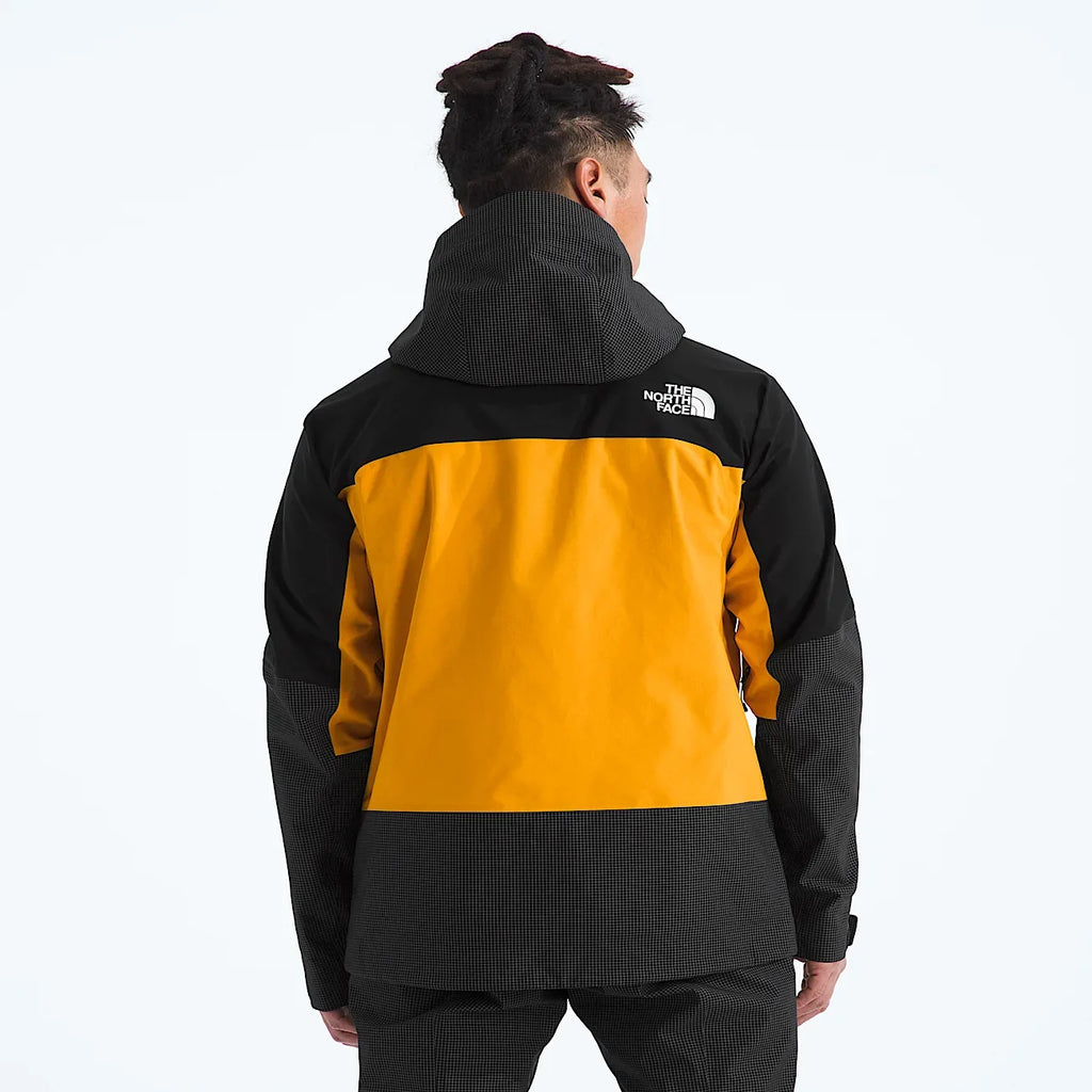 Men's Waterproof Shell Jacket - Gold/Black