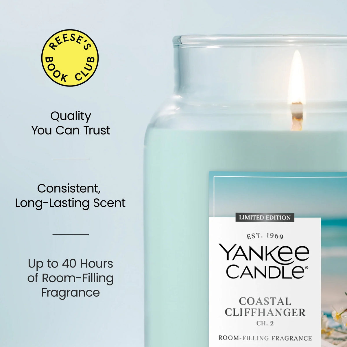 Large Floral Scented Jar Candle