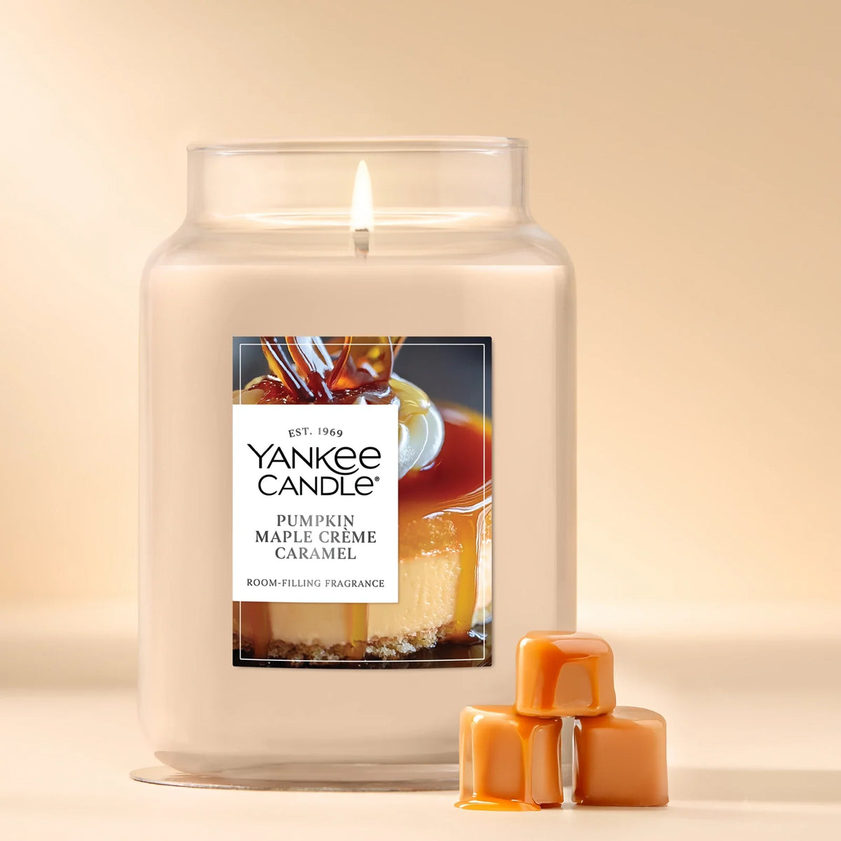 Large Jar Candle - Pumpkin Caramel