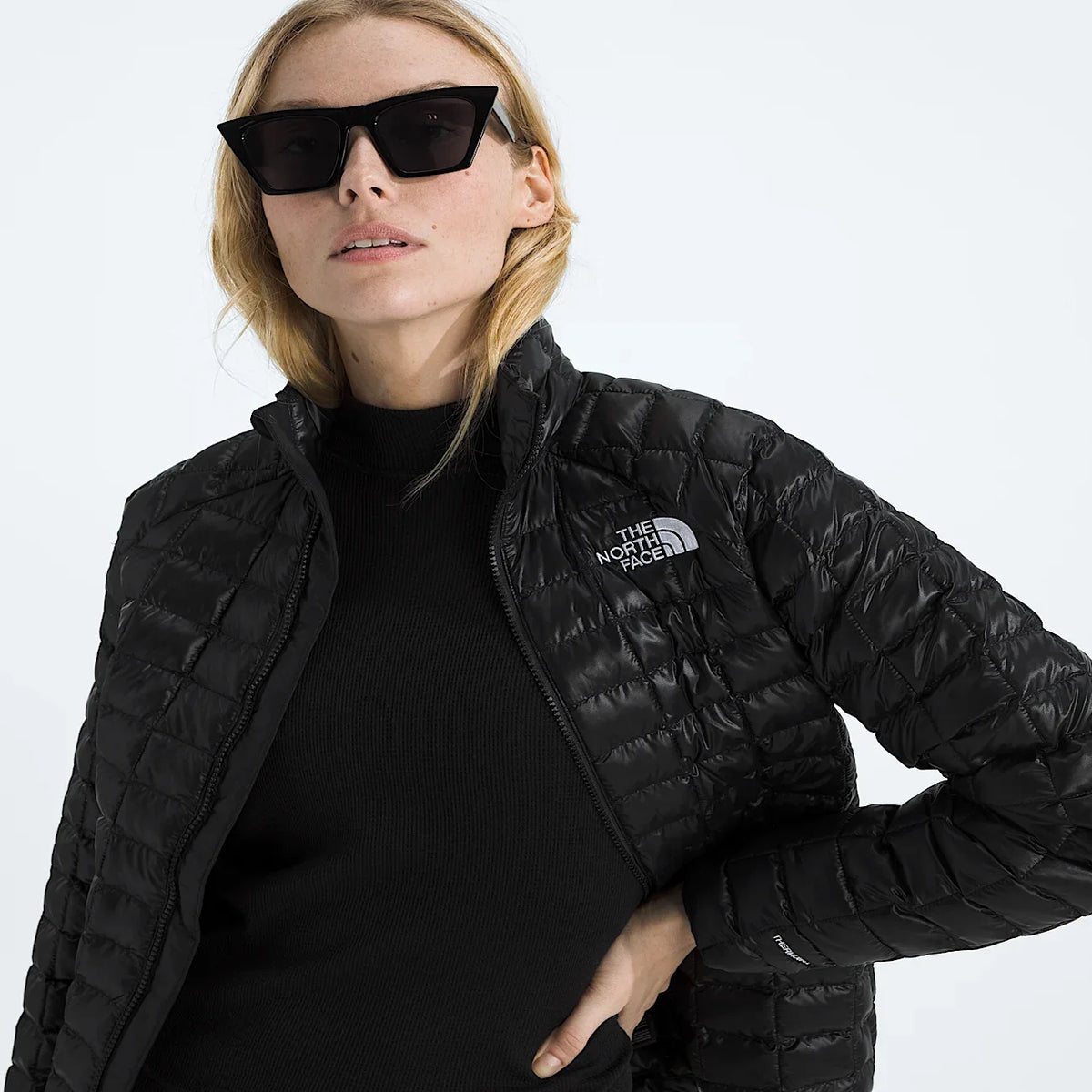 Women's Insulated Puffer Jacket - Black