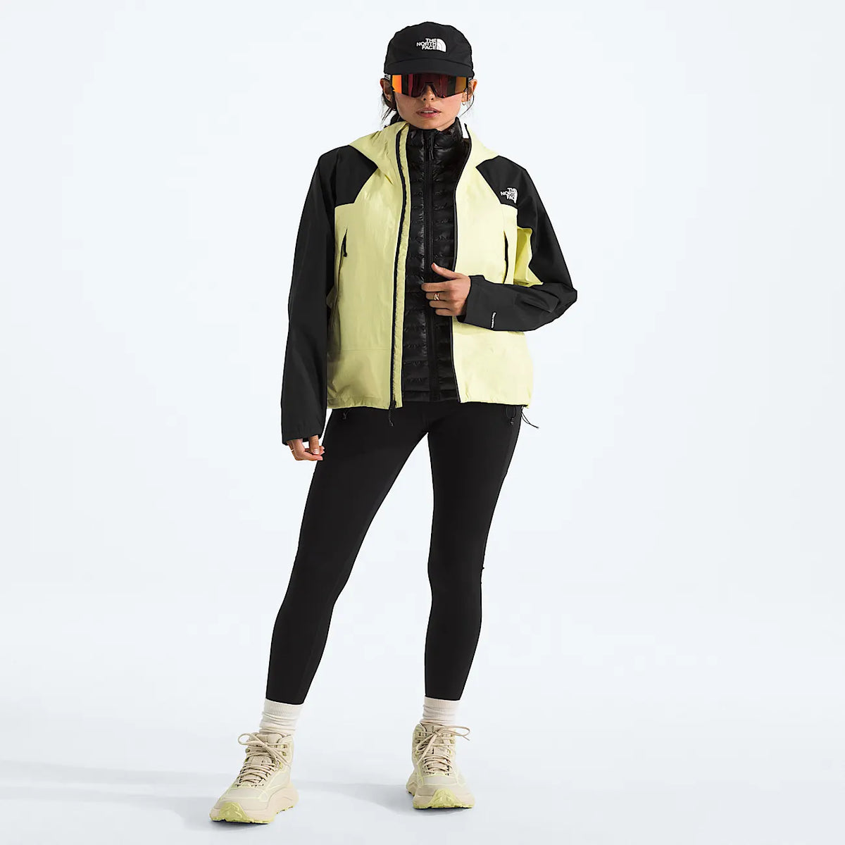 Women's Lightweight Waterproof Jacket - Yellow