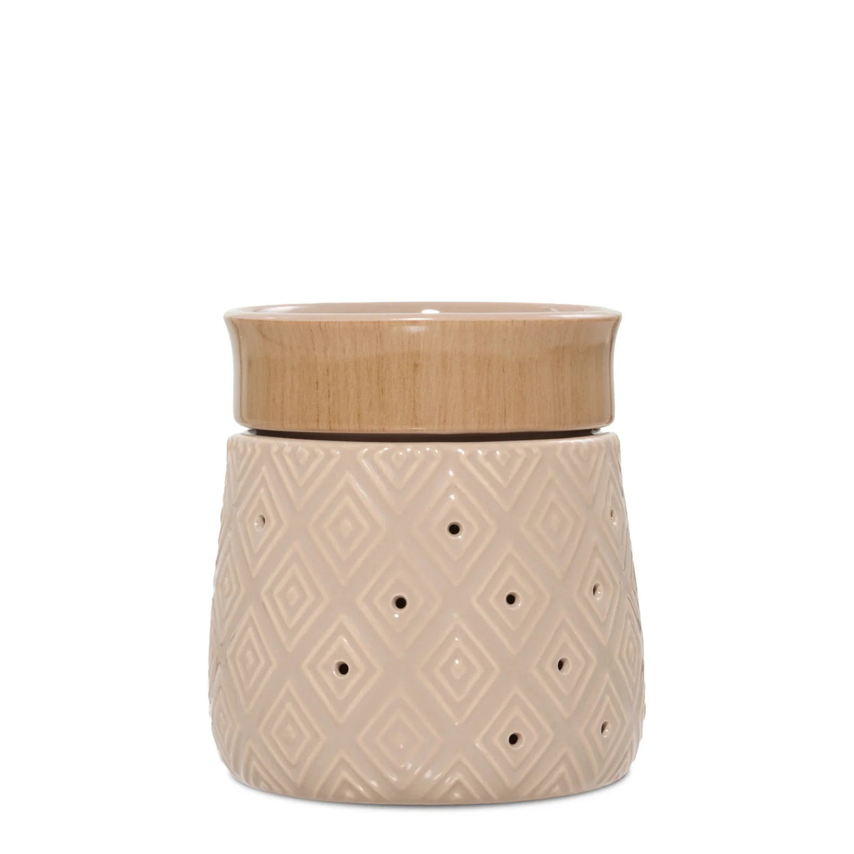 Electric Wax Melt Warmer With Geometric Pattern