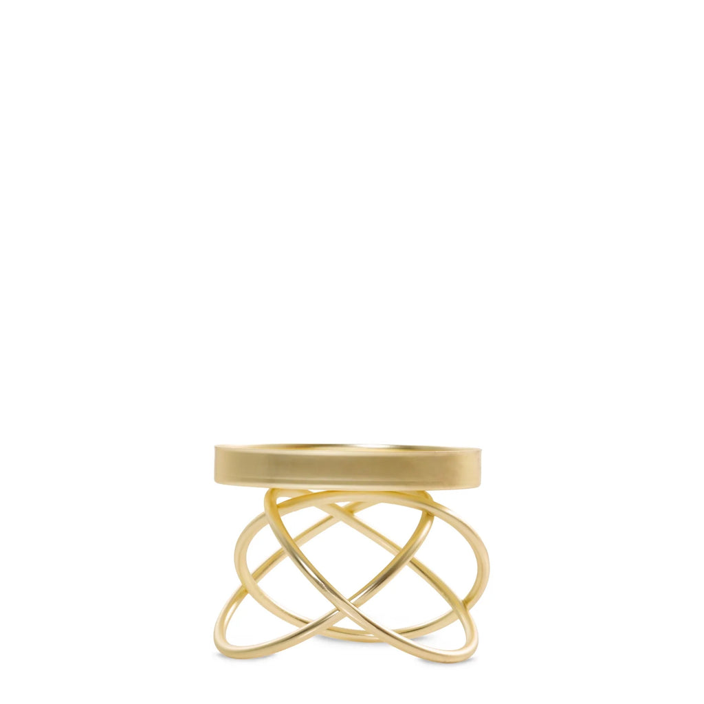 Gold Jar Candle Pedestal