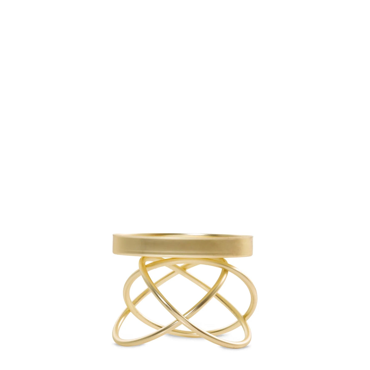 Gold Jar Candle Pedestal