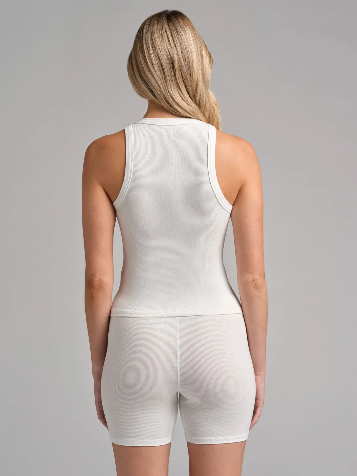 Ribbed High-Neck Tank 3-Pack