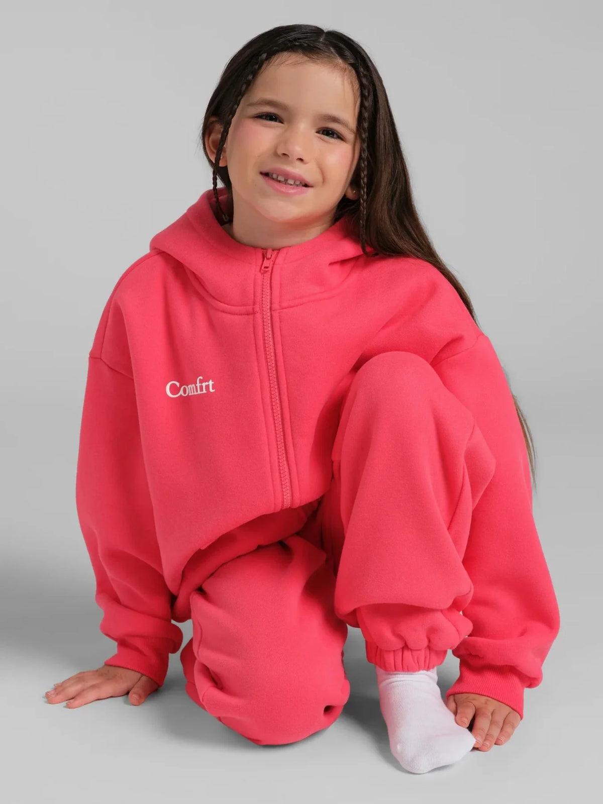 Kids' Zip Hoodie - Bermuda