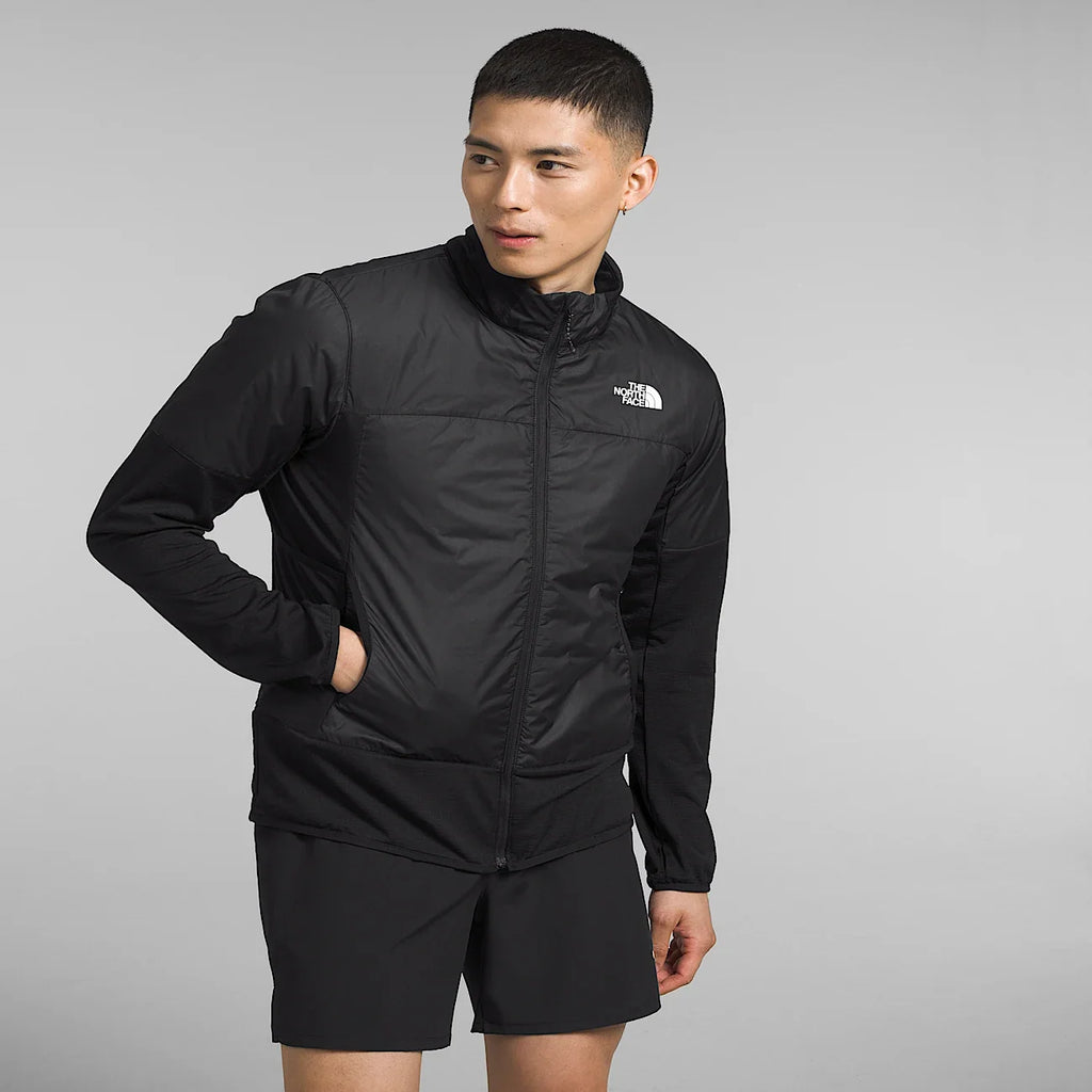 Men's Insulated Trail Running Jacket - Black