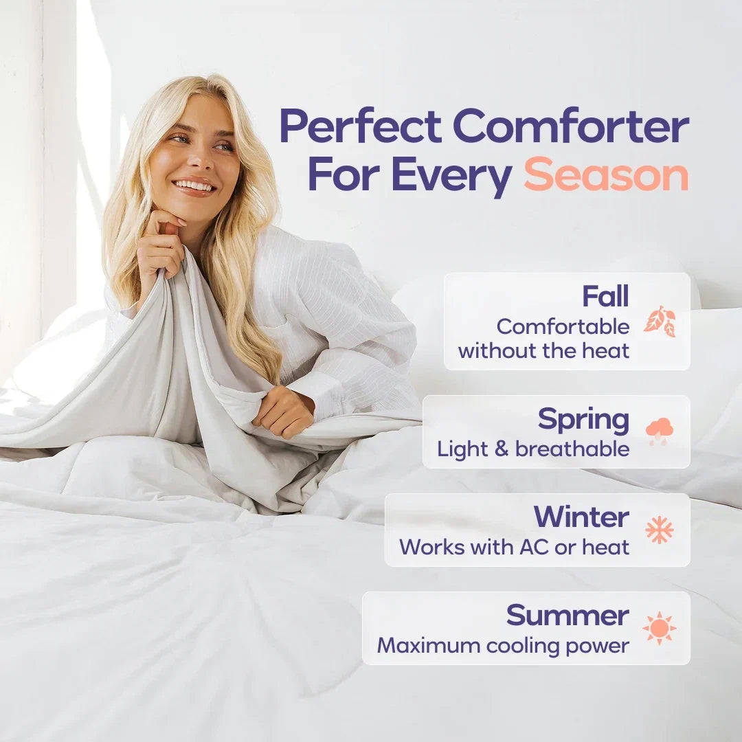Cooling Comforter and 2 Pillow Set