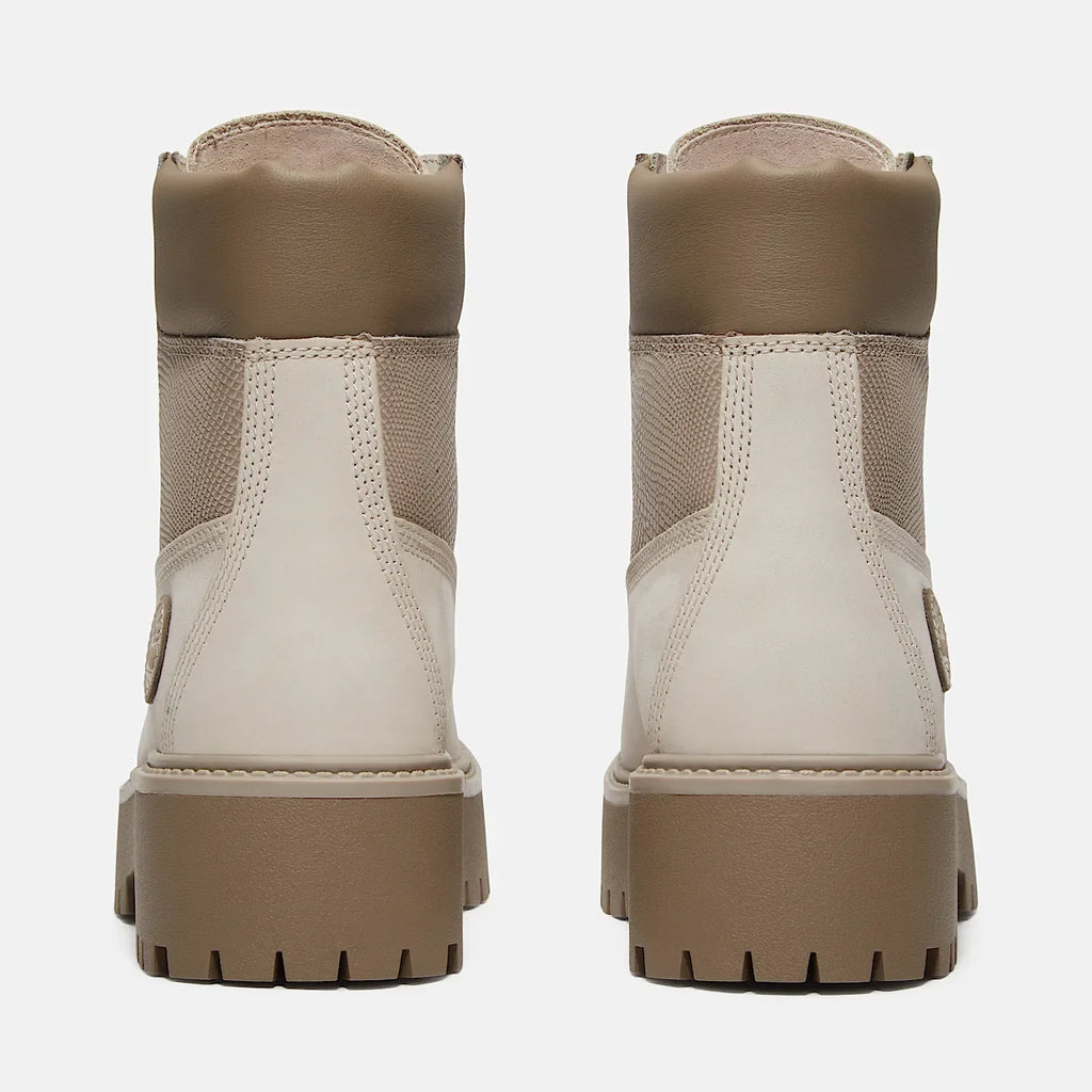 Women's Snake Print Waterproof Platform Boot