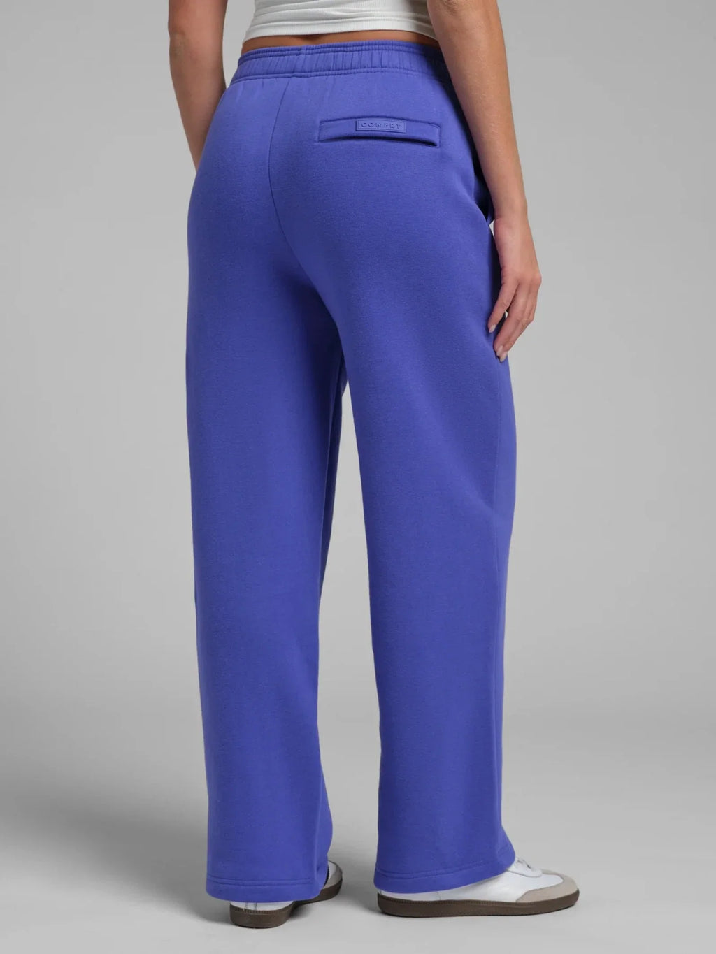 Bright Straight Leg Sweatpants - Violet
