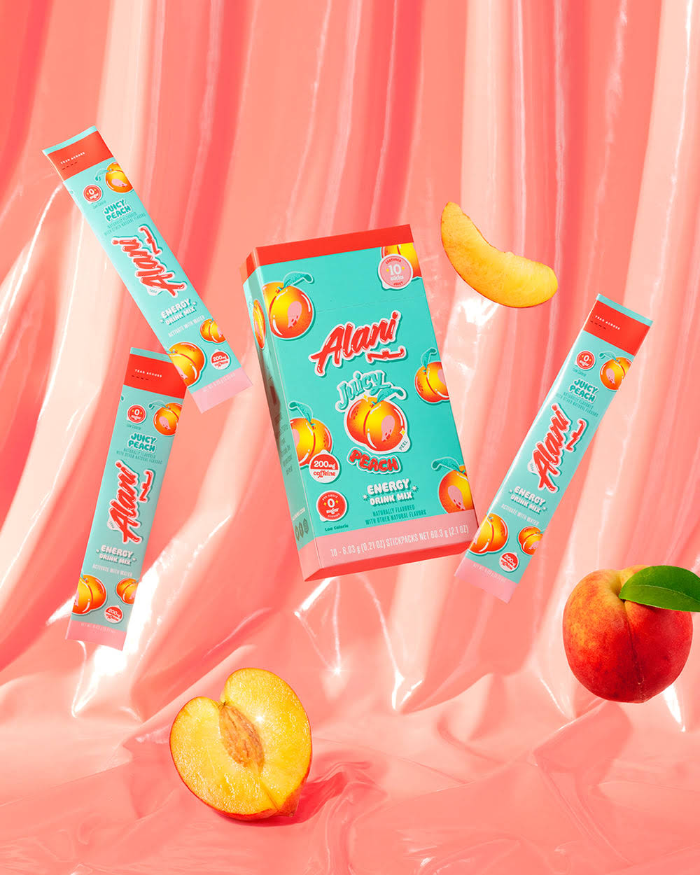 Energy Drink Mix Sticks - Juicy Peach