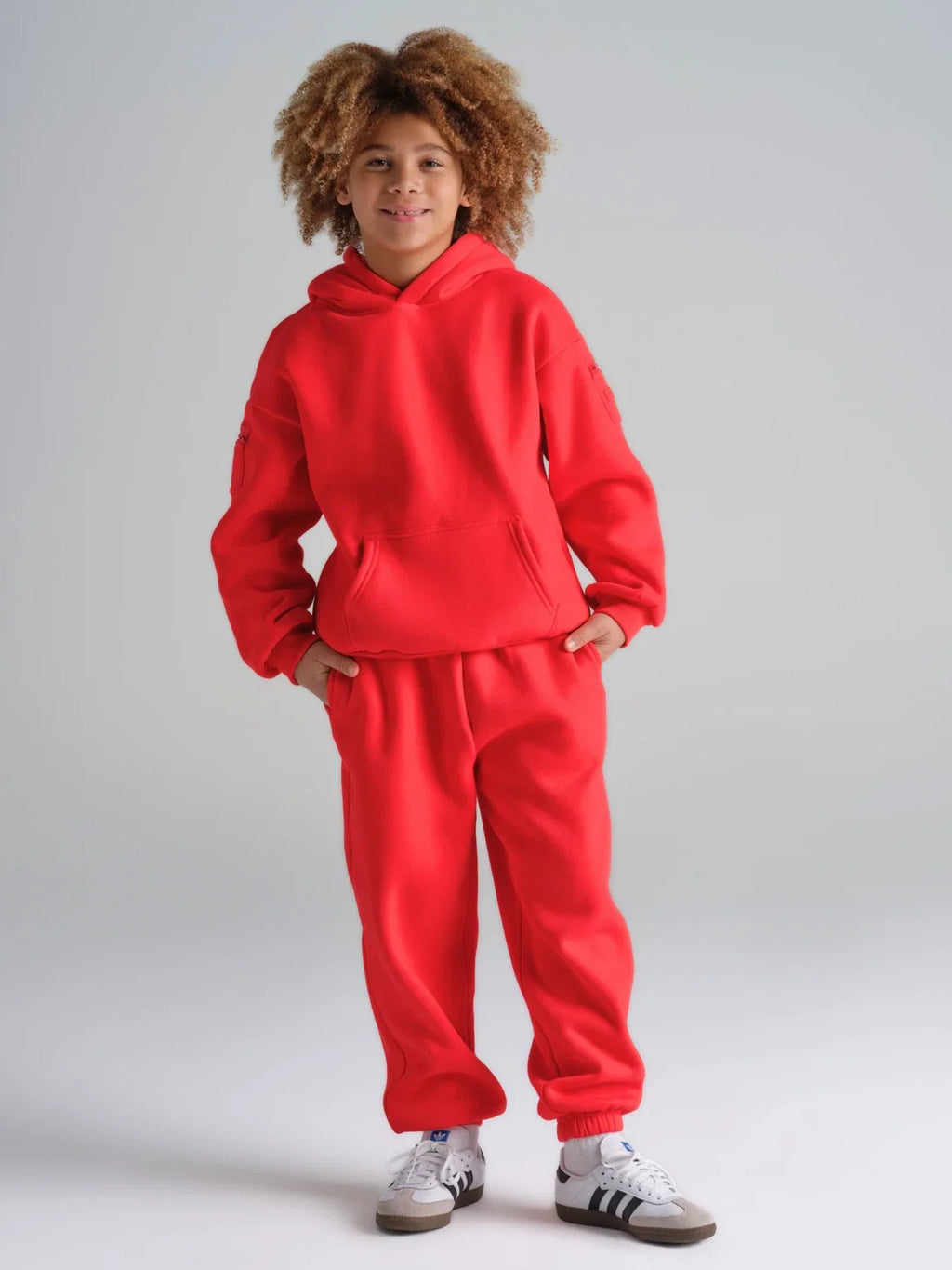 Kids' Hoodie - Crimson