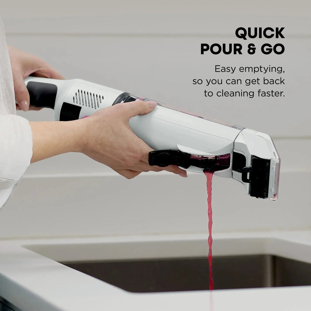 Shark Cordless Portable Spot, Stain, And Odor Remover System With Storage Caddy And Full-Size Cleaning Solution, White - HX100