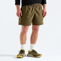 Men's 7-Inch Embossed Active Shorts - Brown