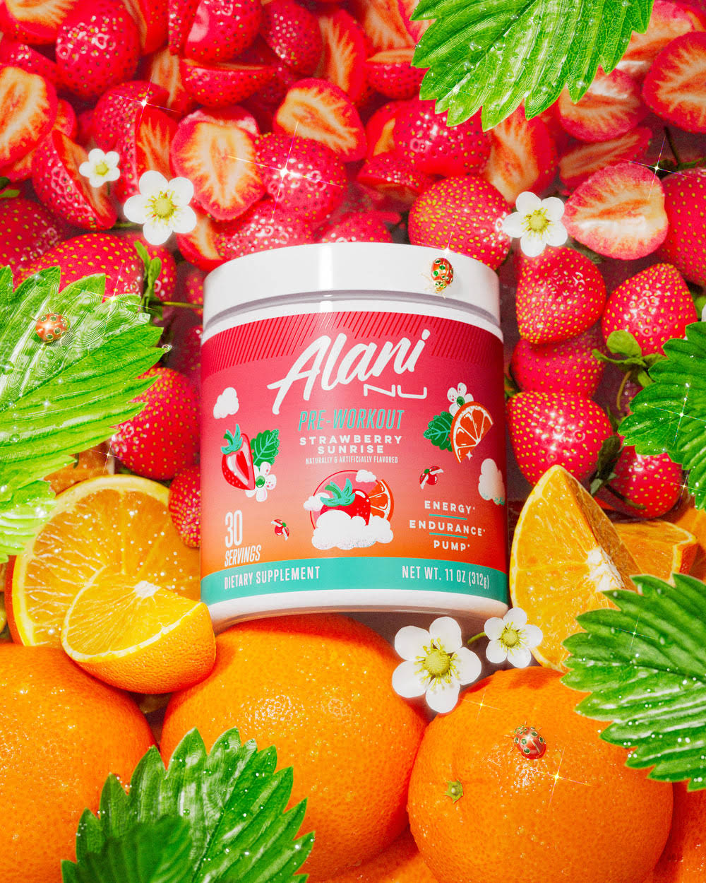 Pre-Workout Powder - Strawberry Orange