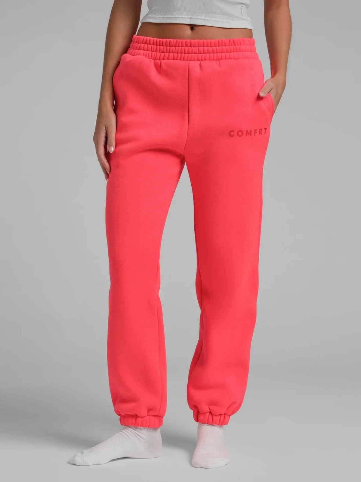 Bright Jogger Sweatpants - Fuchsia