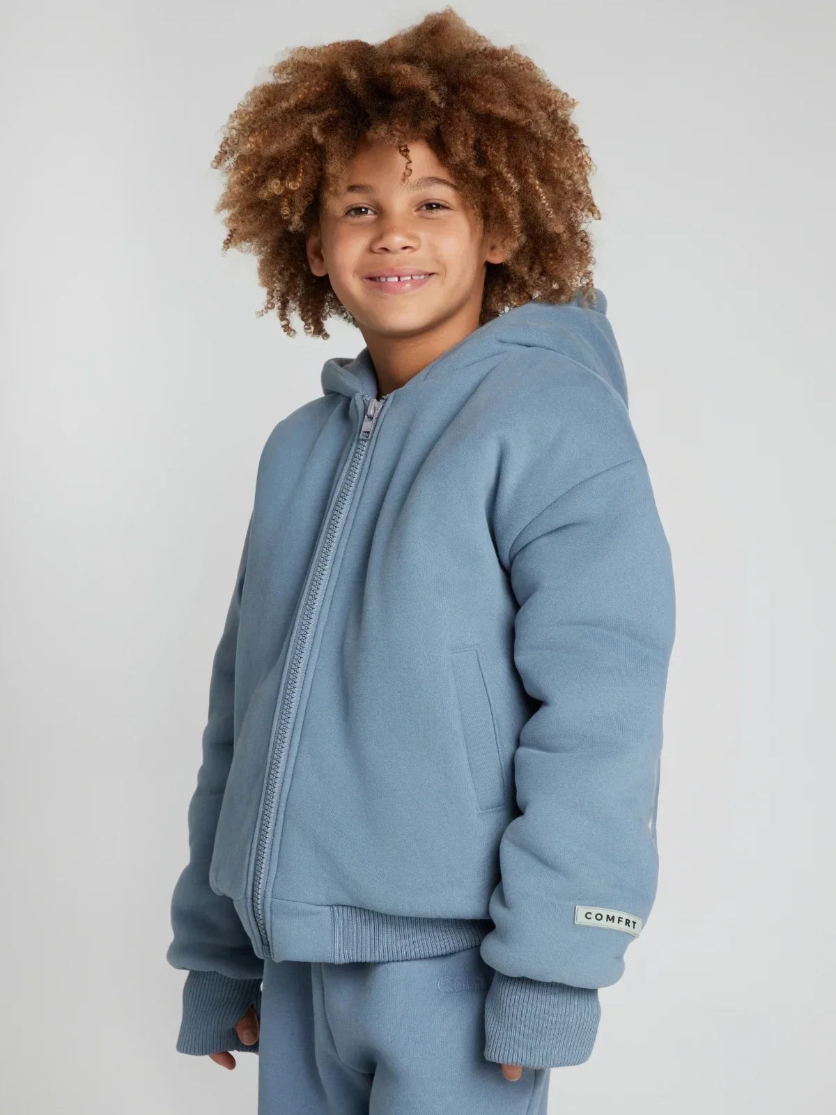 Kids Weighted Hoodie - Sky Blue