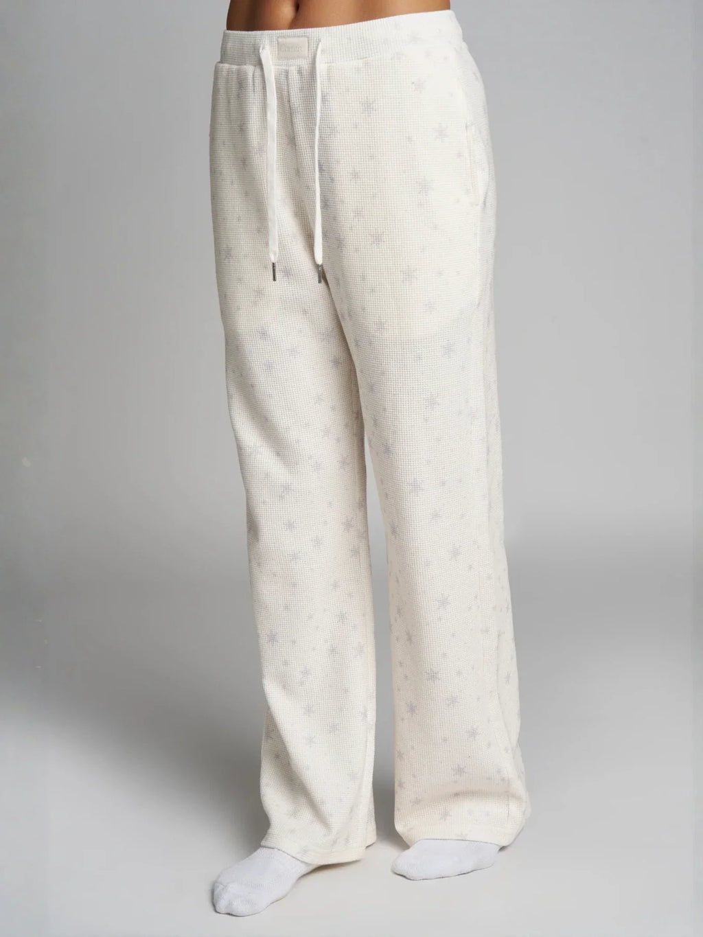 Waffle-Knit Lounge Pants - Sage Green