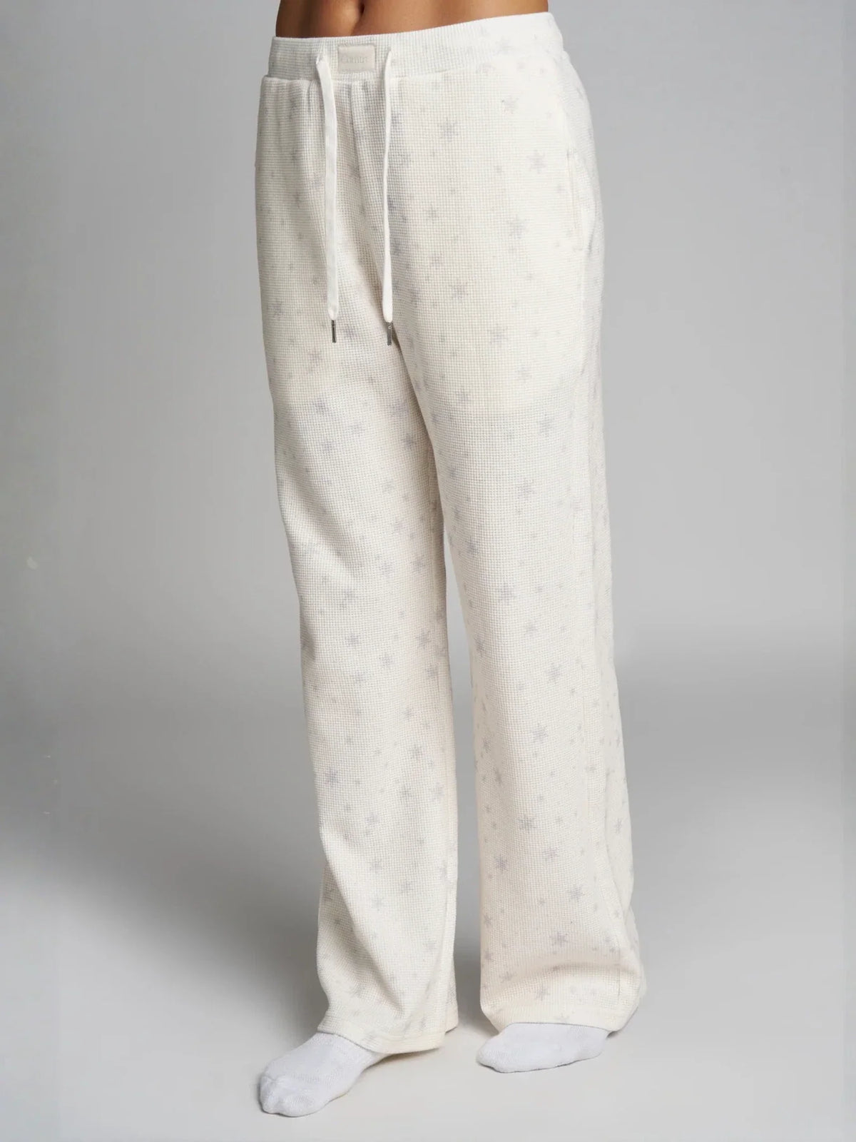 Waffle-Knit Lounge Pants - Sage Green