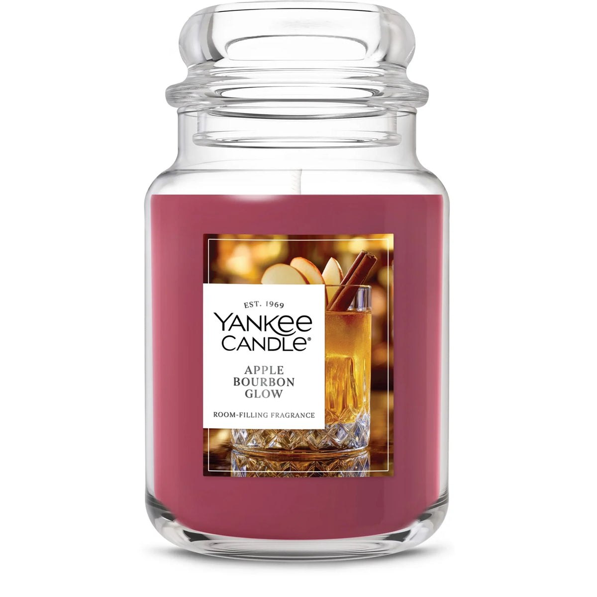 Large Jar Scented Candle - Apple Bourbon