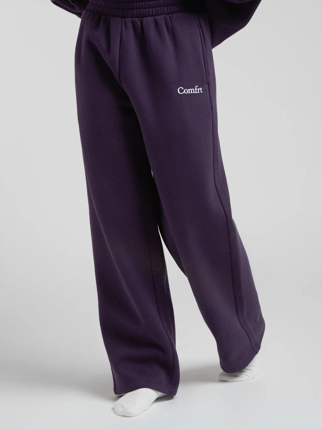 Straight-Leg Sweatpants - Blackberry