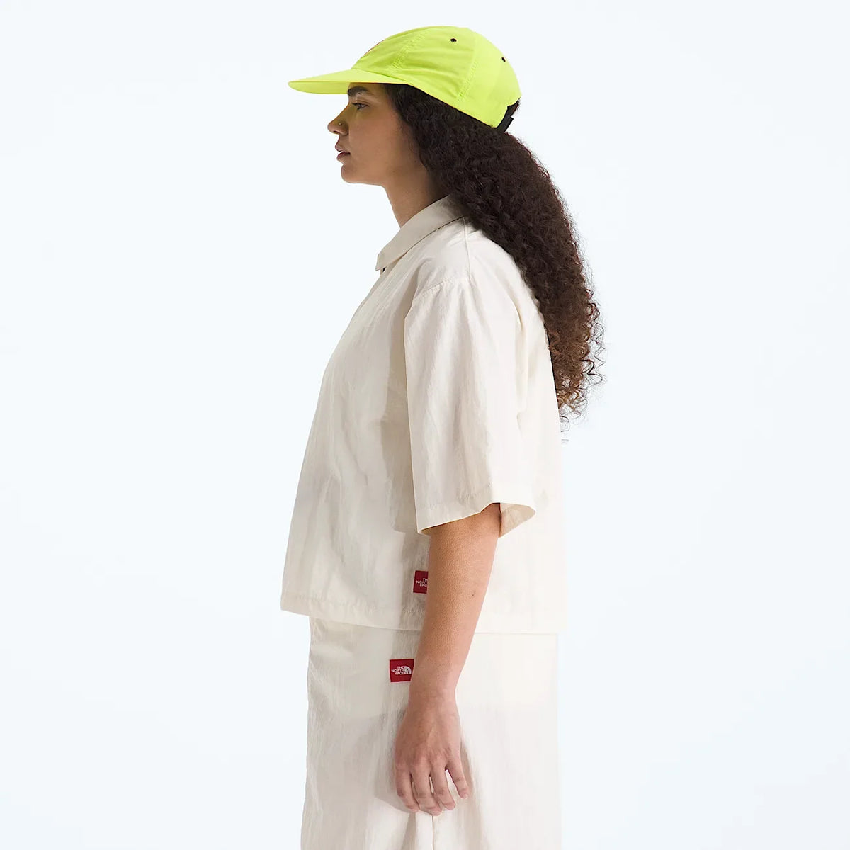 Women's Nylon Short-Sleeve Shirt - White