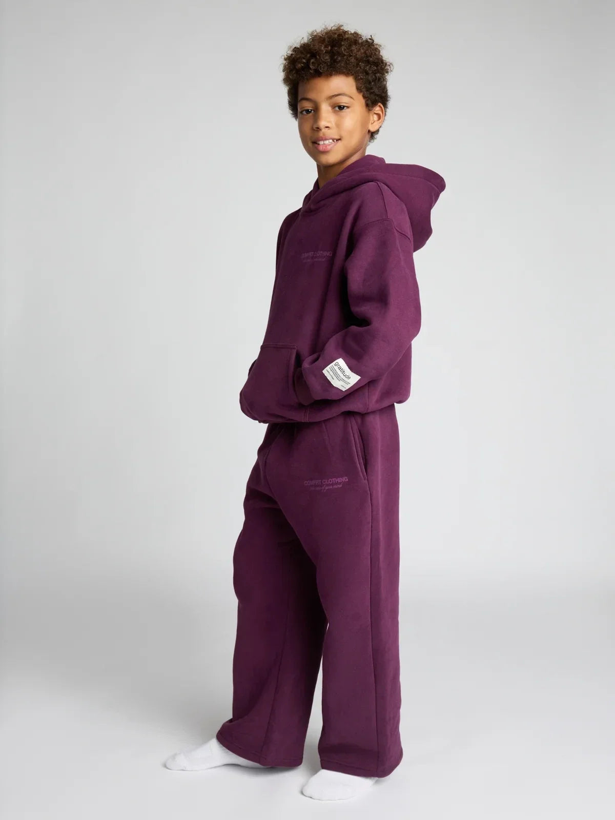 Kids' Hoodie - Plum