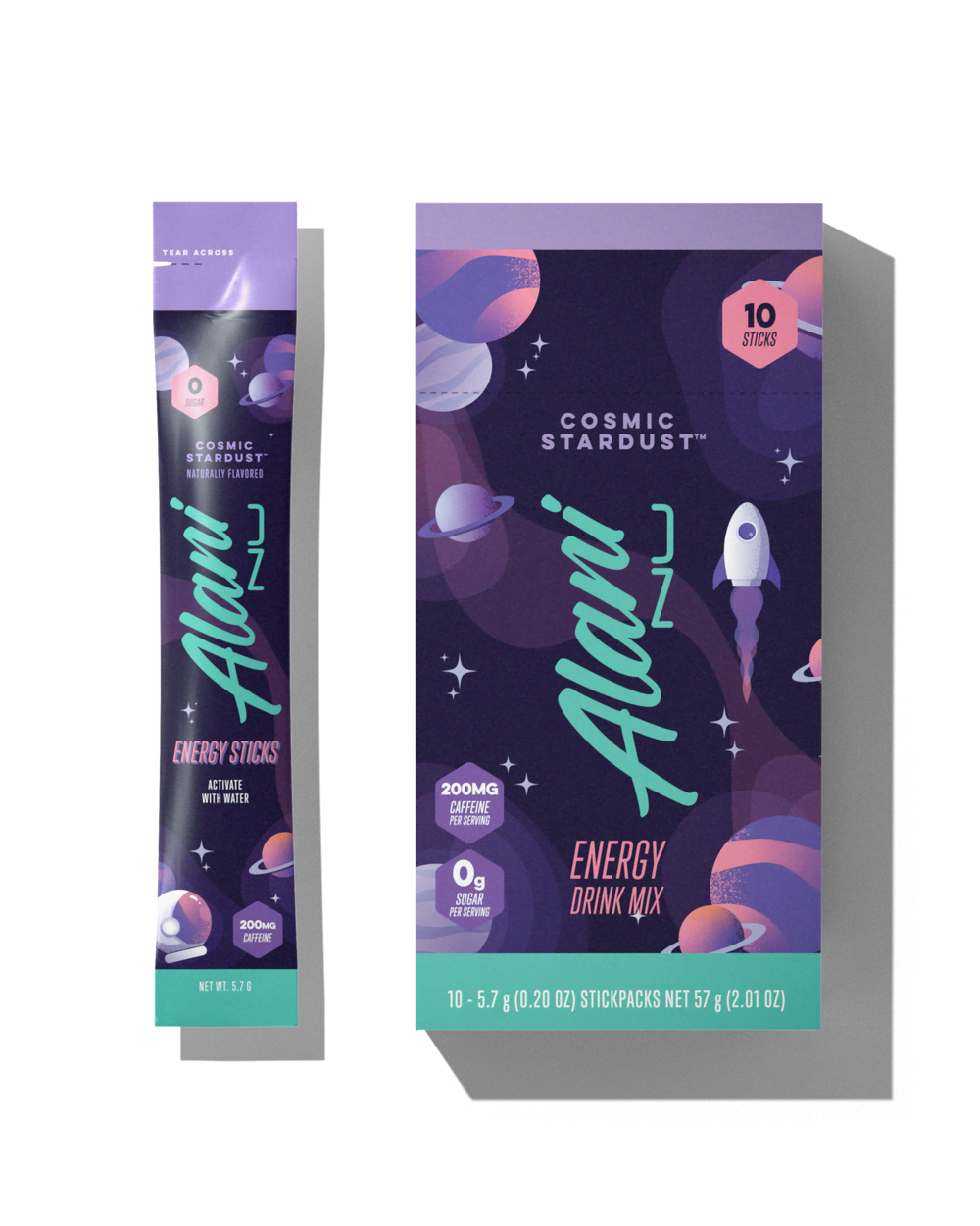 Energy Drink Mix Sticks - Cosmic Stardust