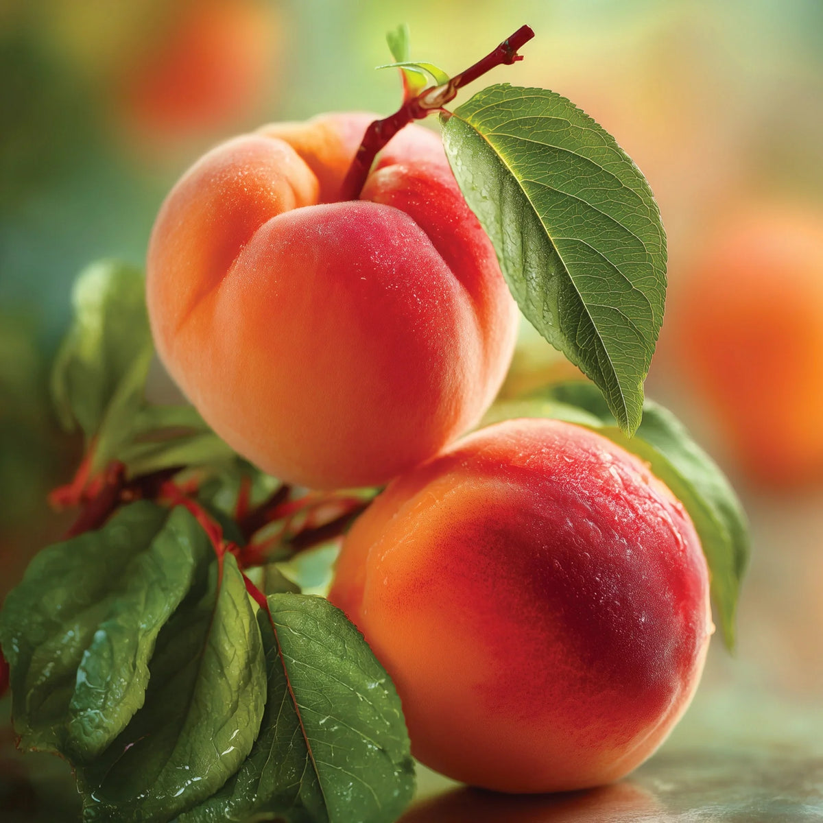 Large Tumbler Scented Candle - Peach