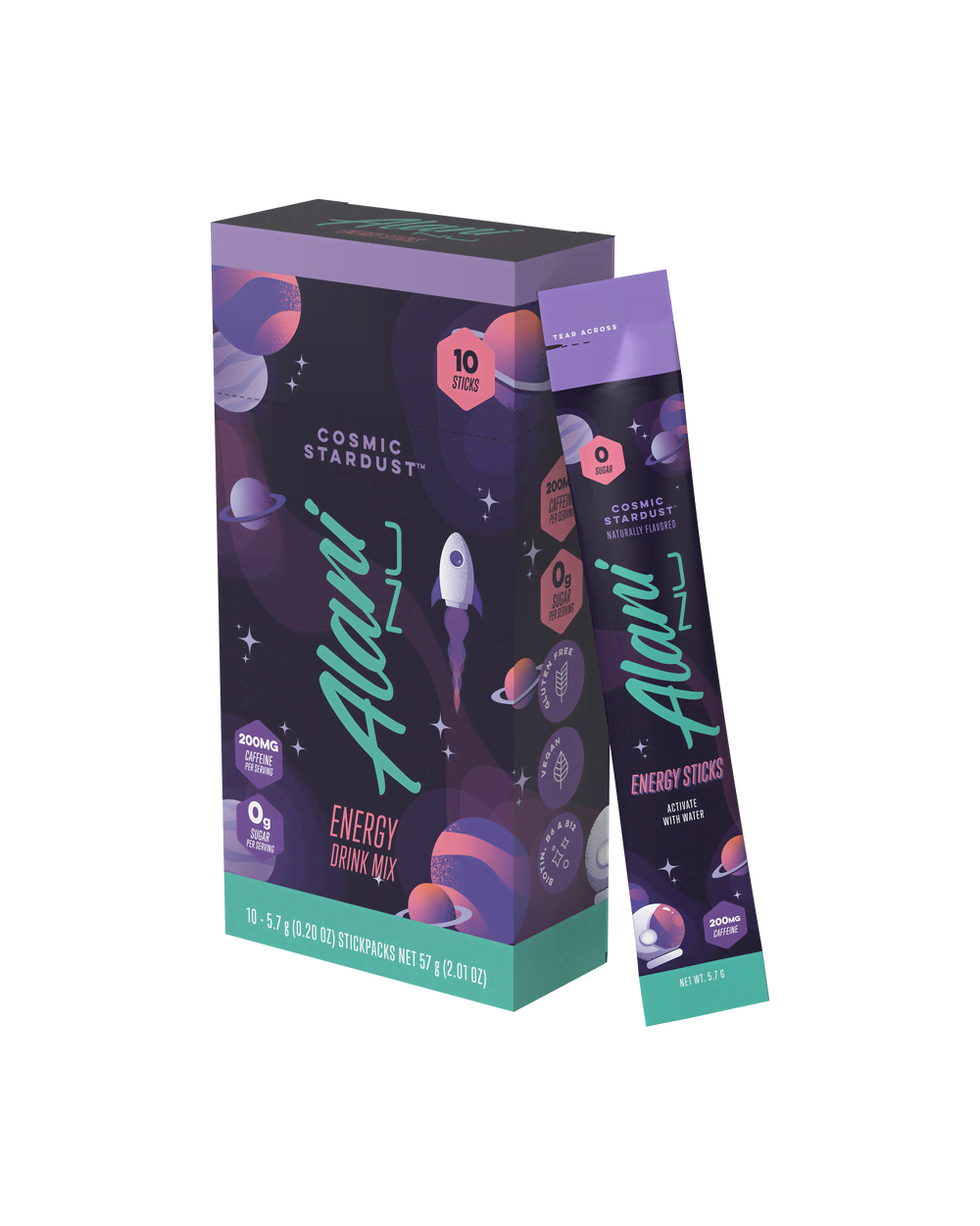 Energy Drink Mix Sticks - Cosmic Stardust