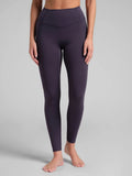 High-Waist Leggings - Blackberry