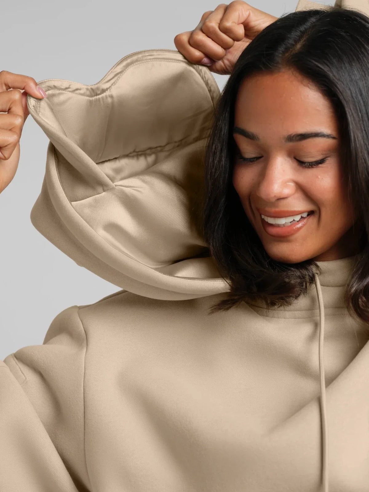 Travel Pullover Hoodie - Almond