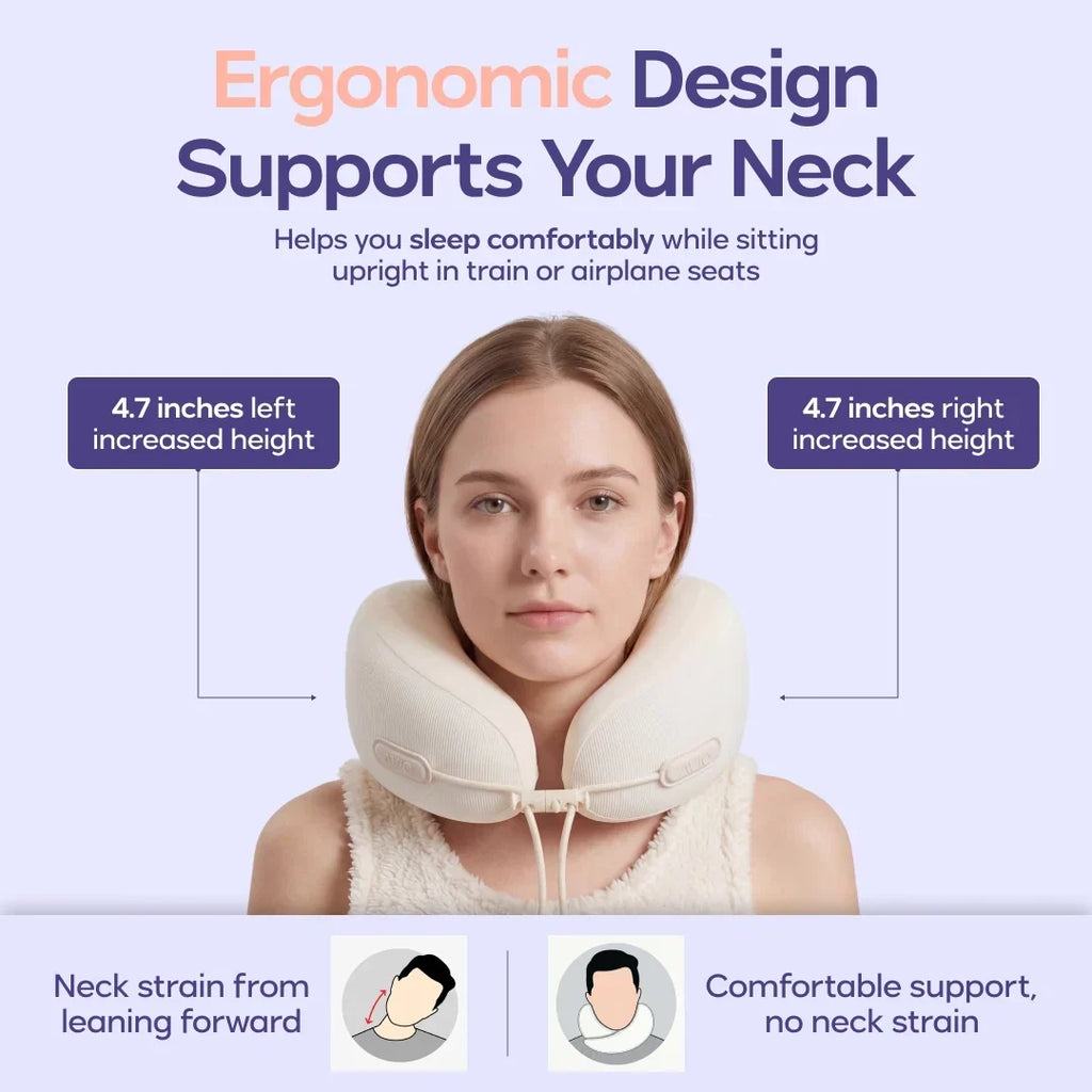 Travel Neck Pillow - Cream