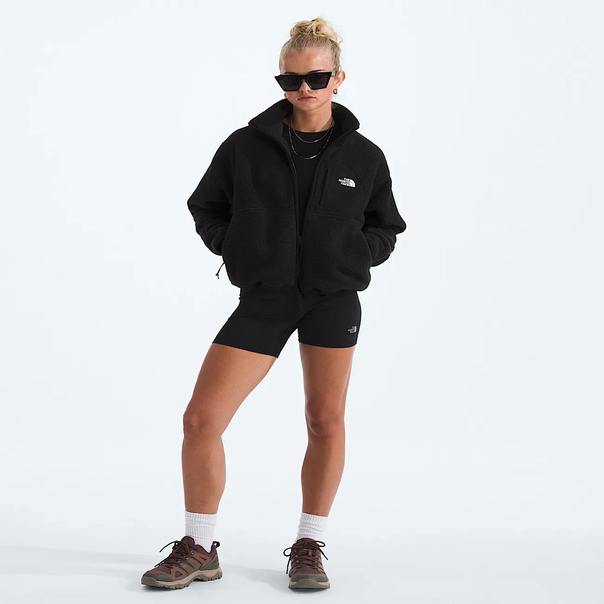 Women's Full-Zip Fleece Jacket - Black