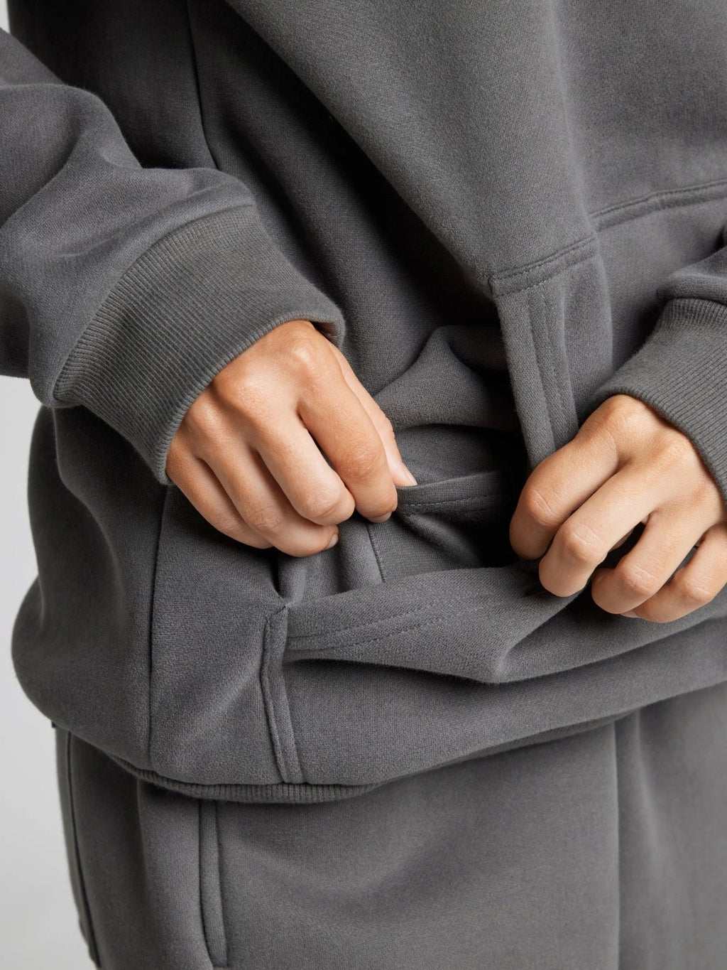 Travel Pullover Hoodie - Steel Grey