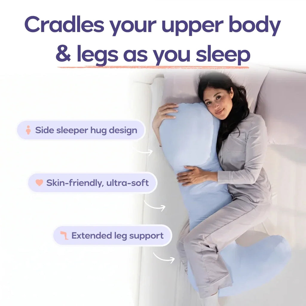 Cooling Body Pillow - Blue