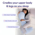 Cooling Body Pillow - Blue