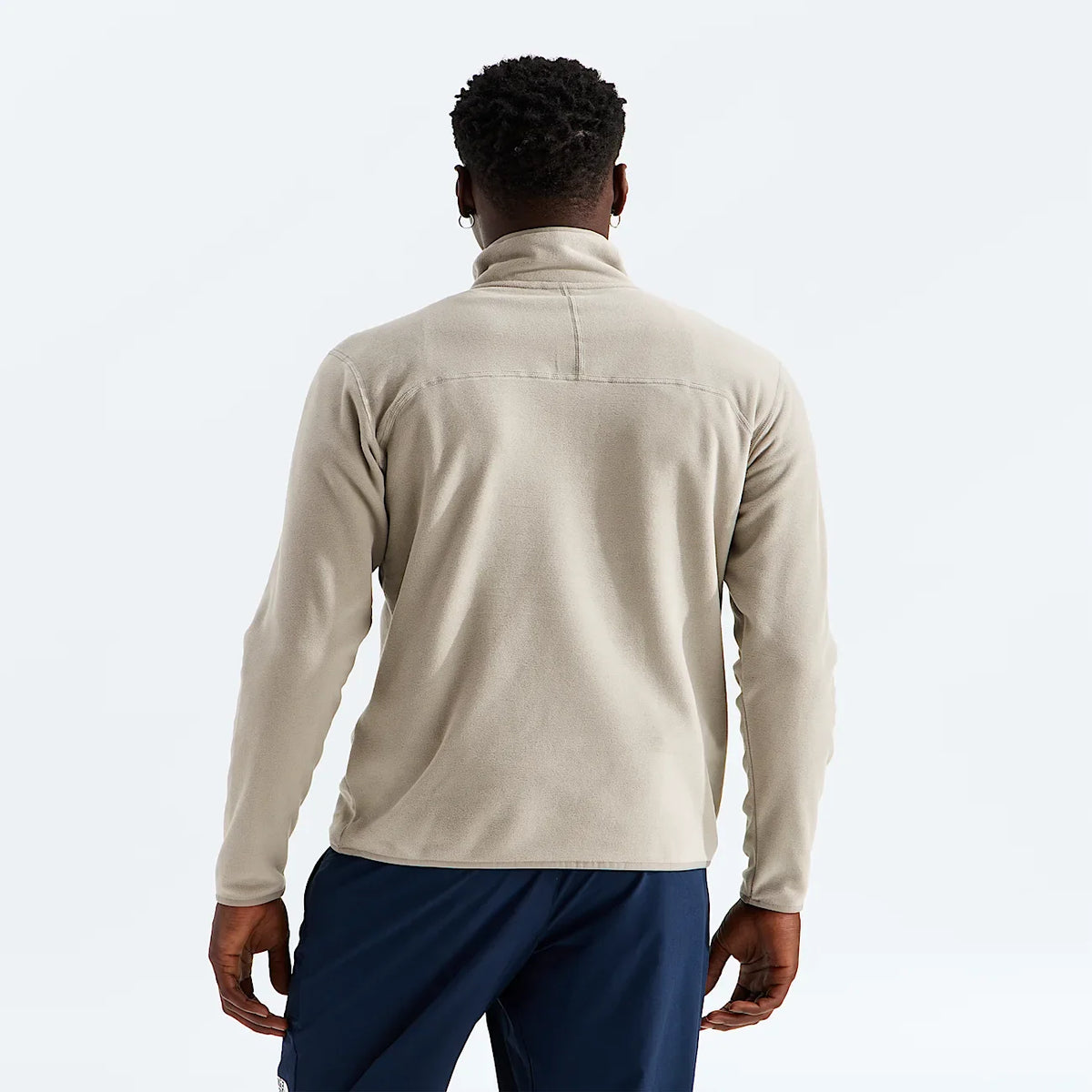 Men's Quarter-Zip Fleece Pullover - Stone