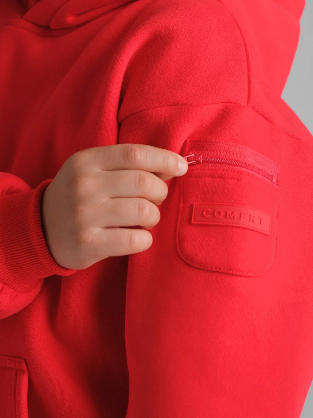 Kids' Hoodie - Crimson