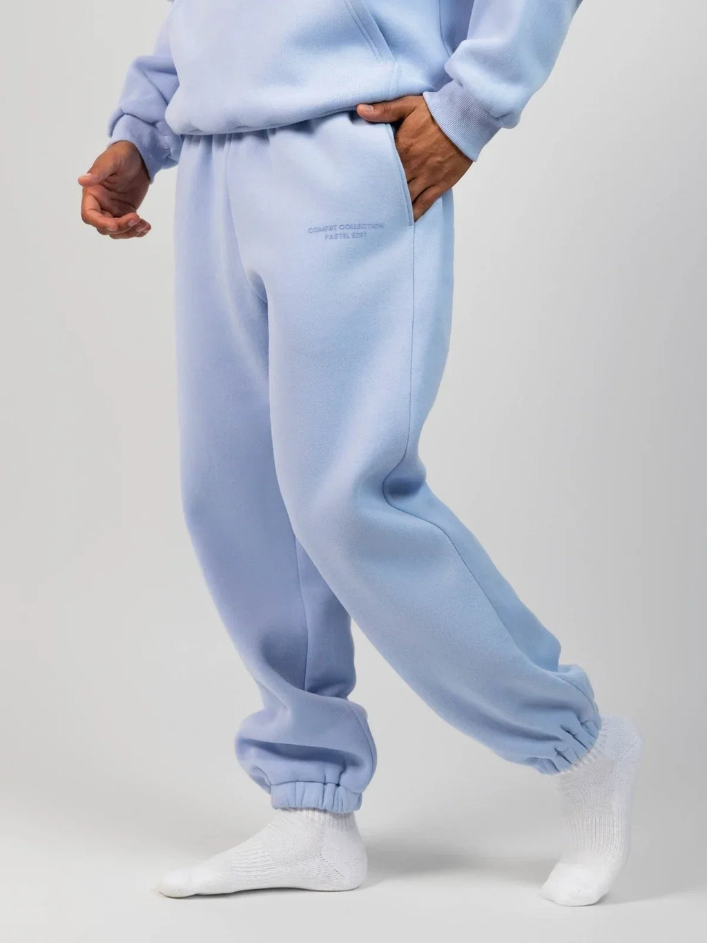 Pastel Jogger Sweatpants - Baby Blue