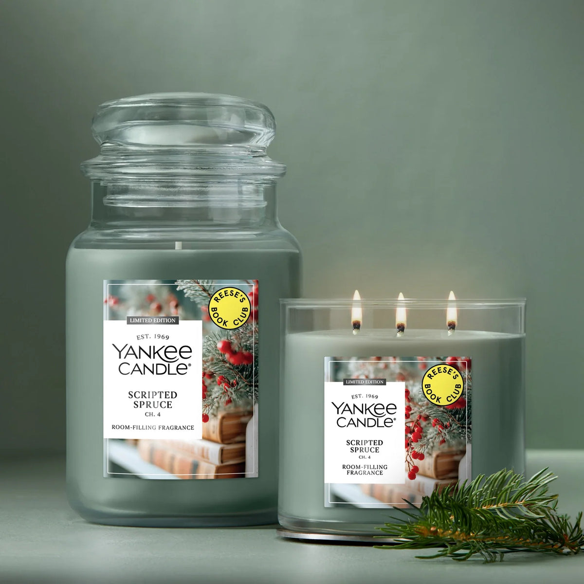 Large Jar Candle - Spruce Scent