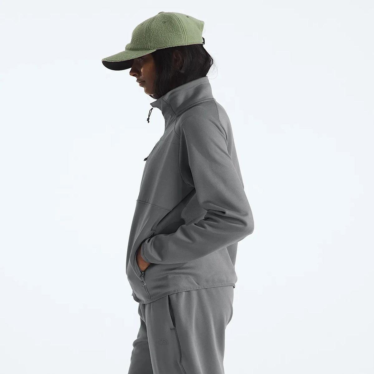 Women's Full-Zip Performance Fleece Jacket - Gray