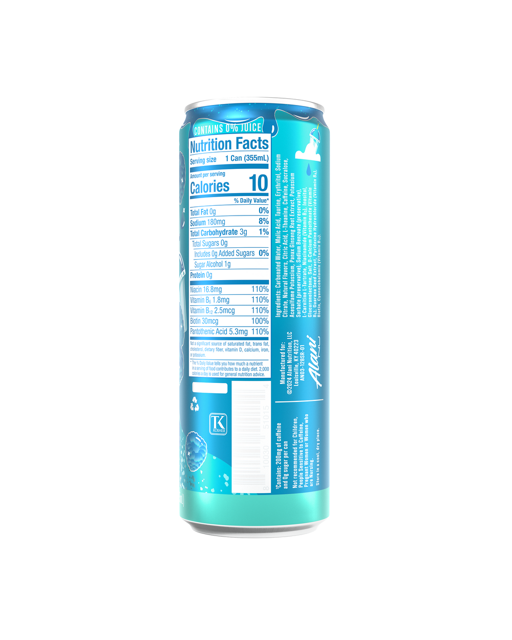 Zero Sugar Energy Drink - Blue Raspberry Slush