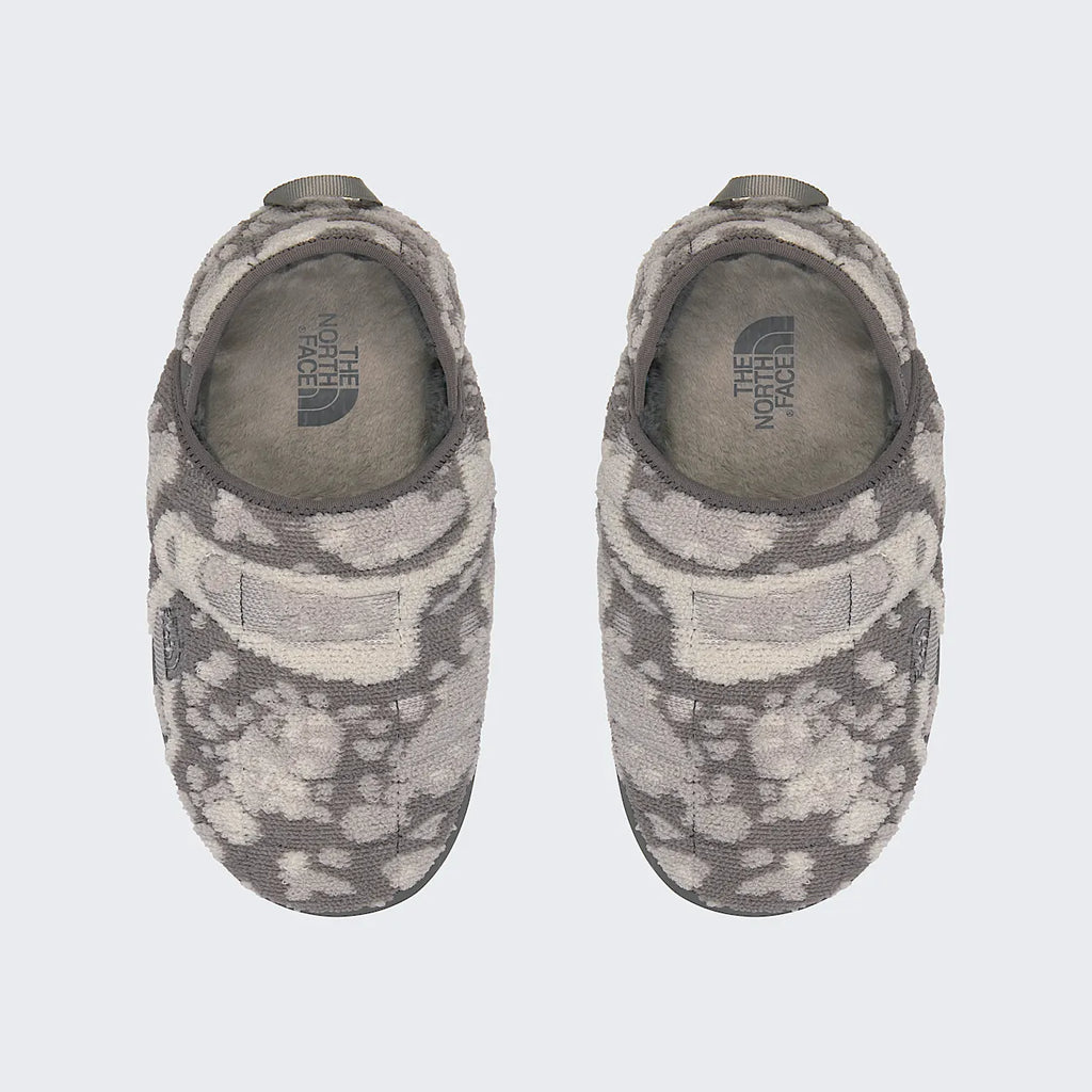 Insulated Knit Slipper Mule - Gray Print