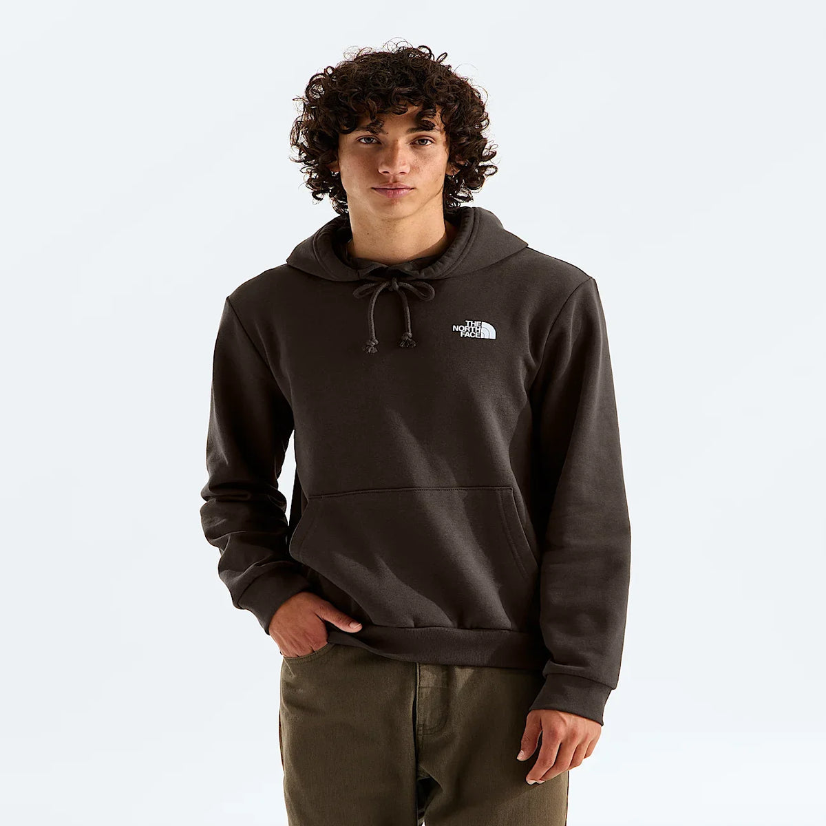 Men's Regular-Fit Graphic Hoodie - Brown