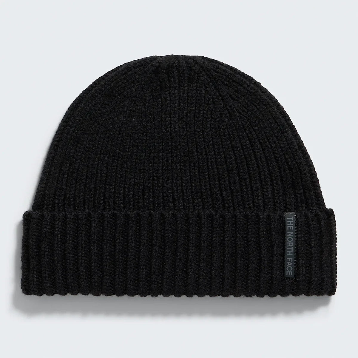 Wool-Blend Knit Beanie - Black
